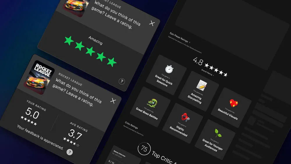 Improve Game Ratings and Reviews